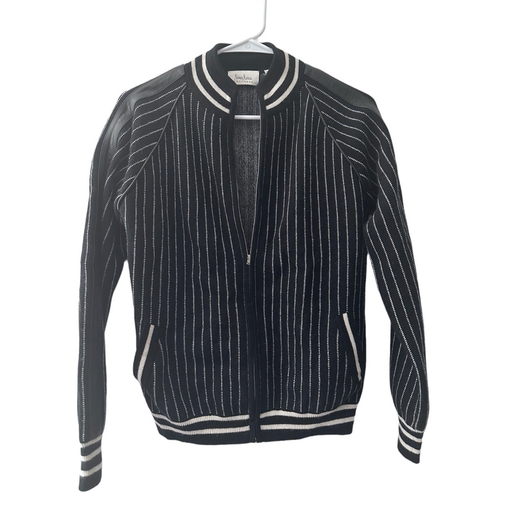 Neiman Marcus striped cashmere jackets